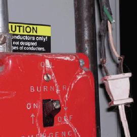 Who needs an electrical outlet to plug something into, when you can just twist the hot wires onto the end of the plug. Did you notice how this dangerous short-cut is just 1/4 inch away from touching that black metal pipe?