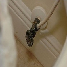 Even the plumbing valves and fixtures will turn black in a home with Chinese drywall.